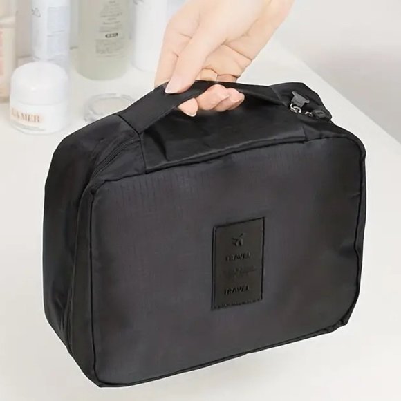 Travel Bag Cosmetic Toiletry Makeup Travel Organize Clutch Case Unisex Weekend - Picture 4 of 6